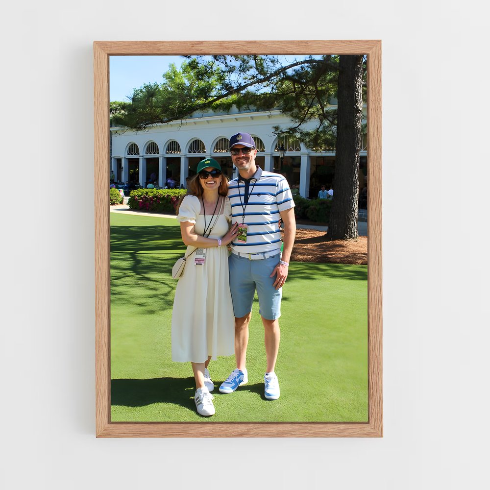 Poster La Rencontre au Club – affiche Golf (vue 4)